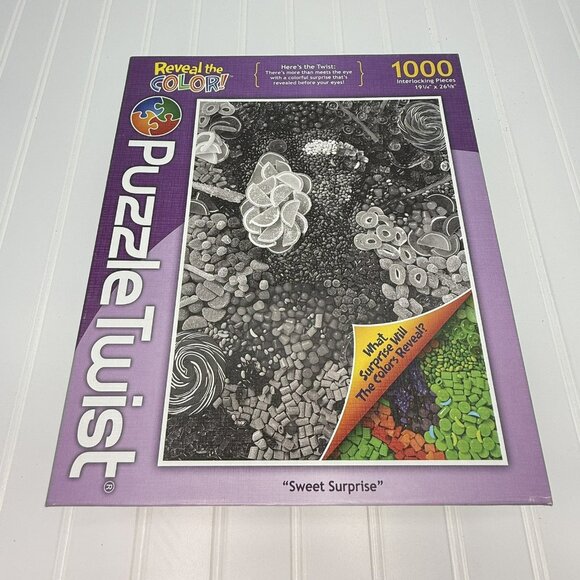 Puzzle Twist‎ Reveal The Color “Sweet Surprise” 1000 Piece Jigsaw - Picture 1 of 6